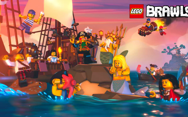 video game LEGO Brawls HD Desktop Wallpaper | Background Image