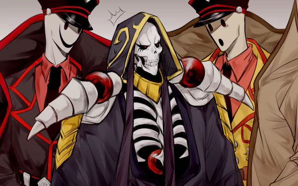 Ainz Ooal Gown Pandora's Actor Anime Overlord HD Desktop Wallpaper | Background Image