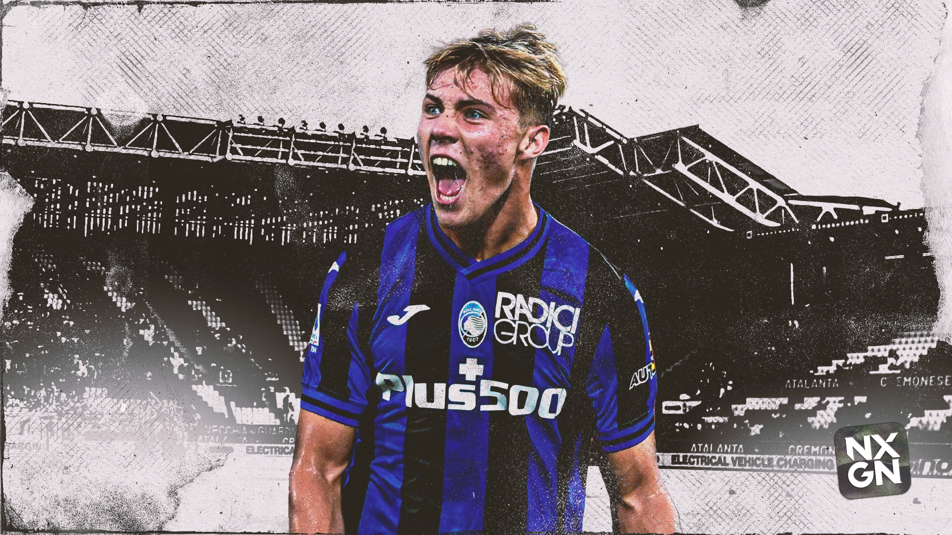 Download Atalanta B.C. Rasmus Højlund Sports HD Wallpaper