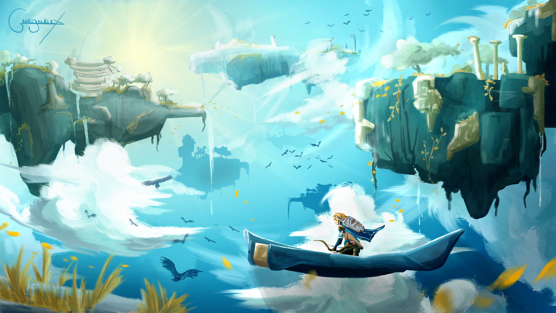 Video Game The Legend Of Zelda Tears Of The Kingdom HD Wallpaper By Valky