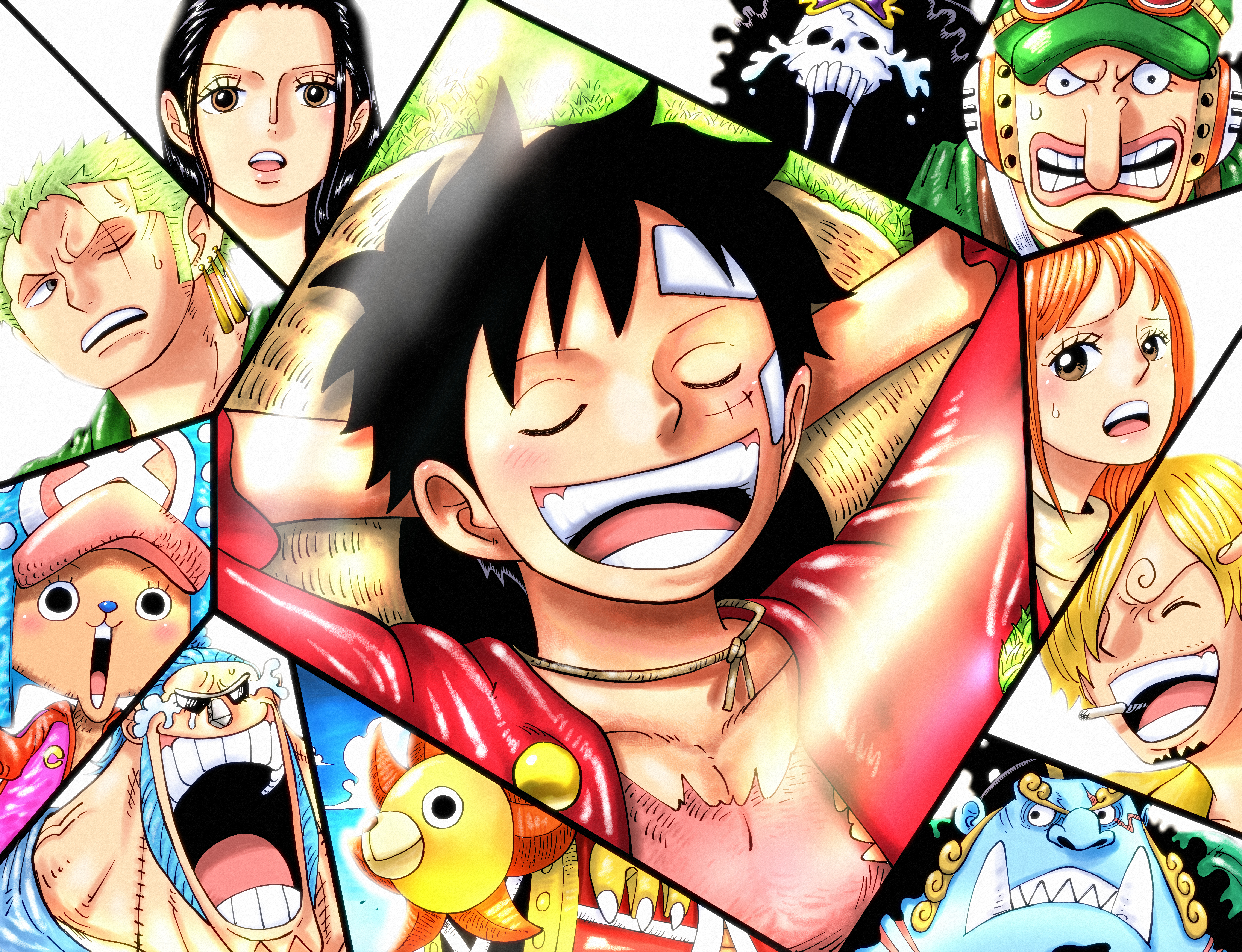 One Piece Monkey D. Luffy With Golden Glare 4K HD Anime Wallpapers