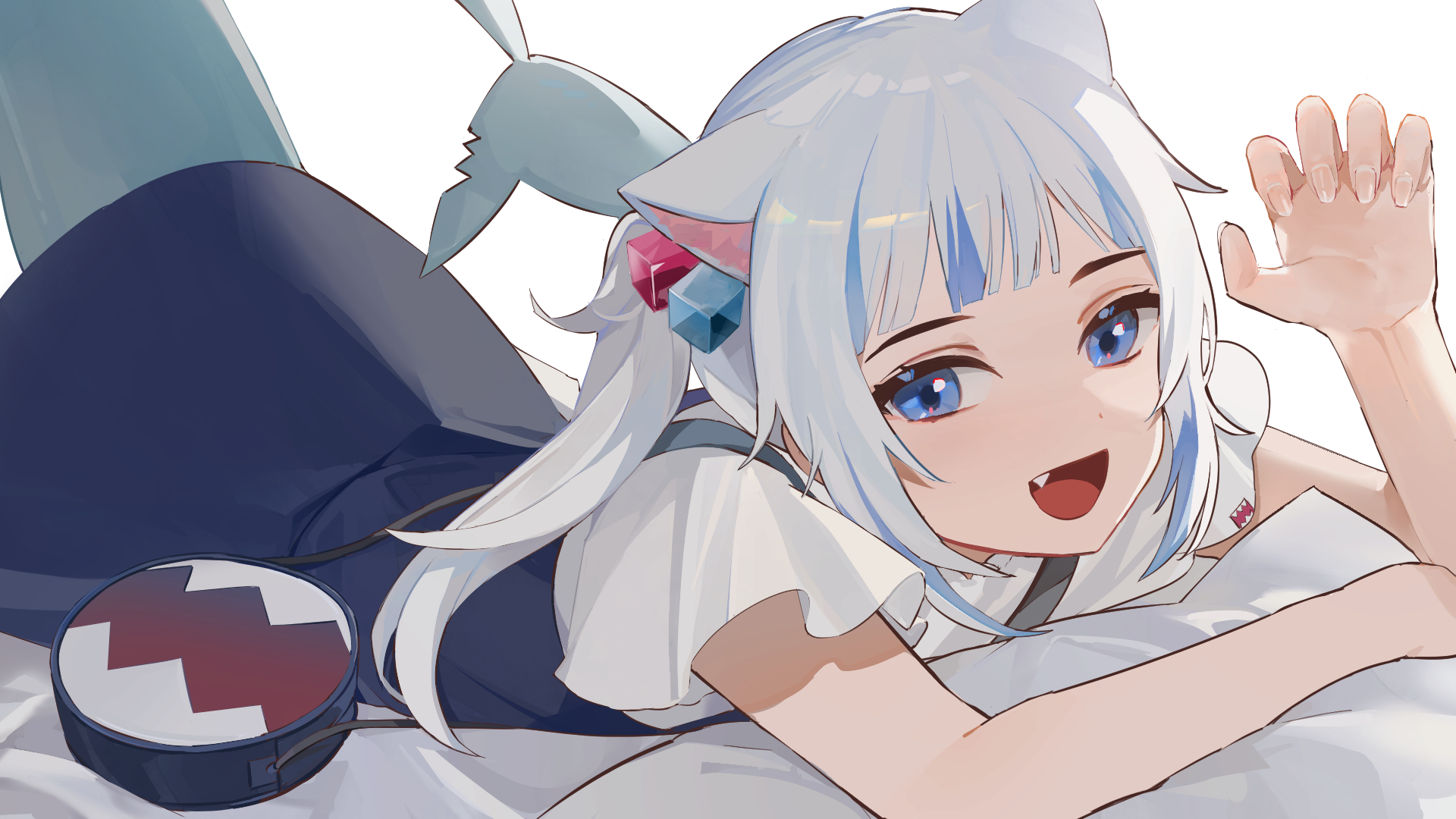 Download Hololive Gawr Gura Anime Virtual Youtuber HD Wallpaper