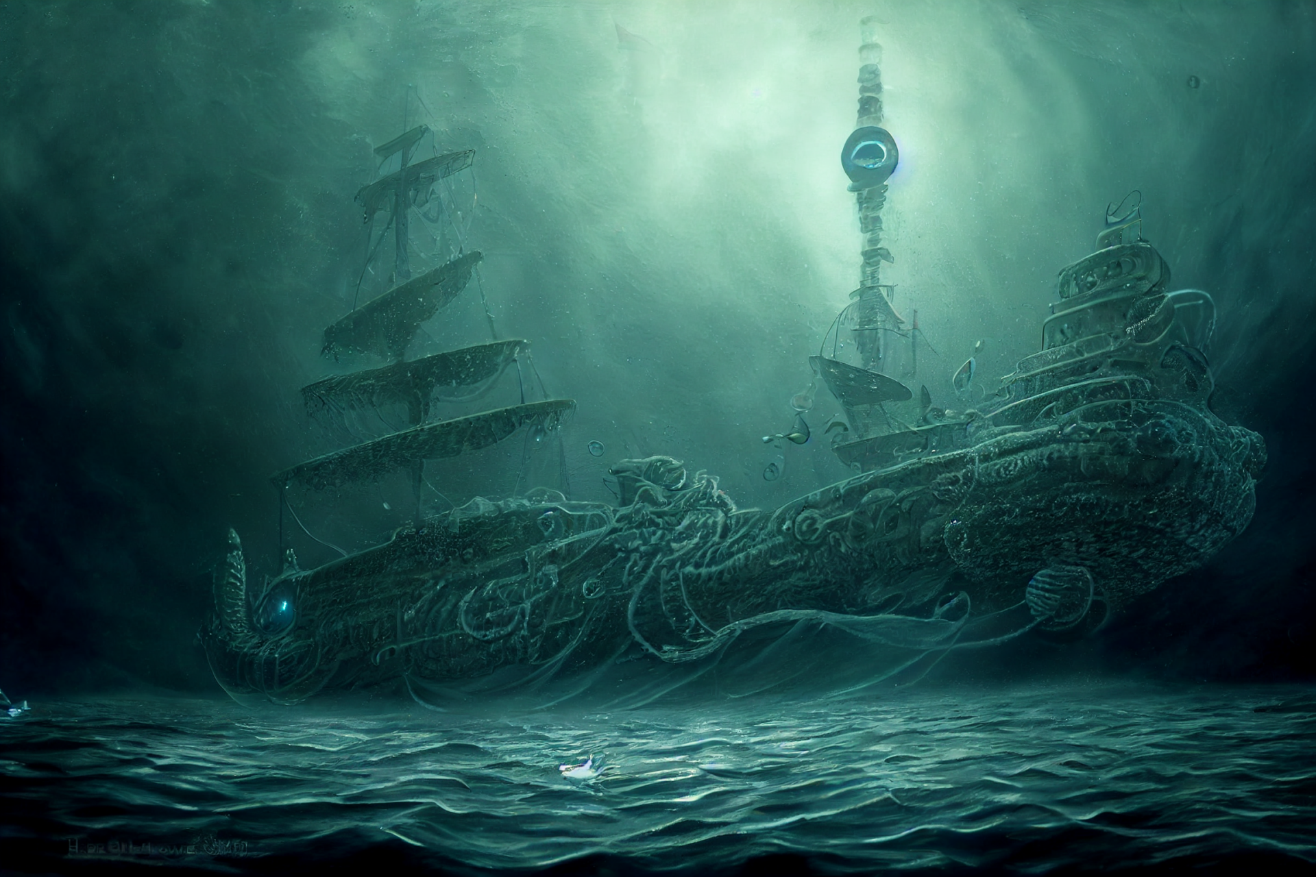 Ghost Ship by saxonzs