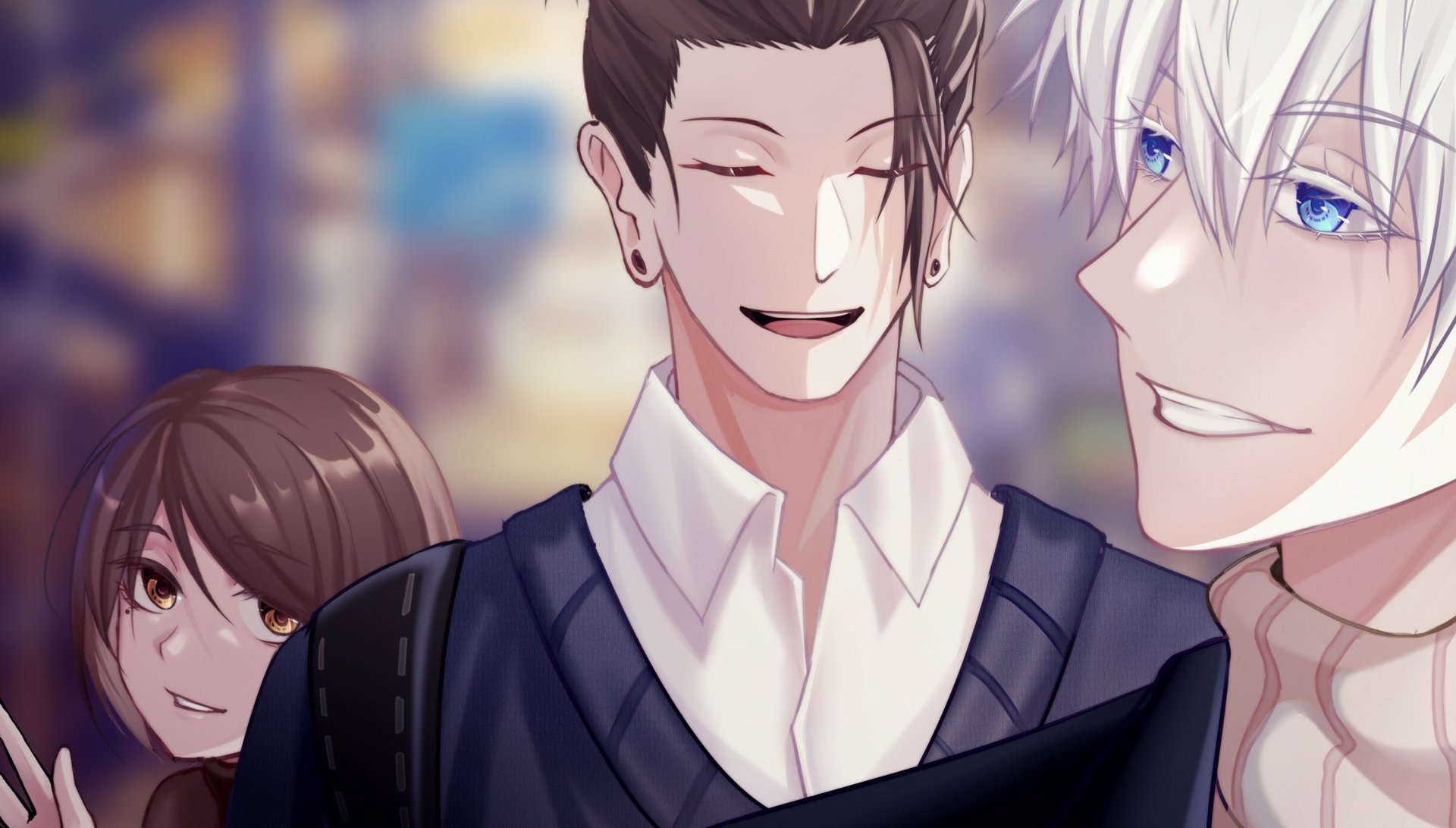 Download Satoru Gojo Suguru Geto Shoko Ieiri Anime Jujutsu Kaisen Gojo & Geto HD Wallpaper by _如是而已_