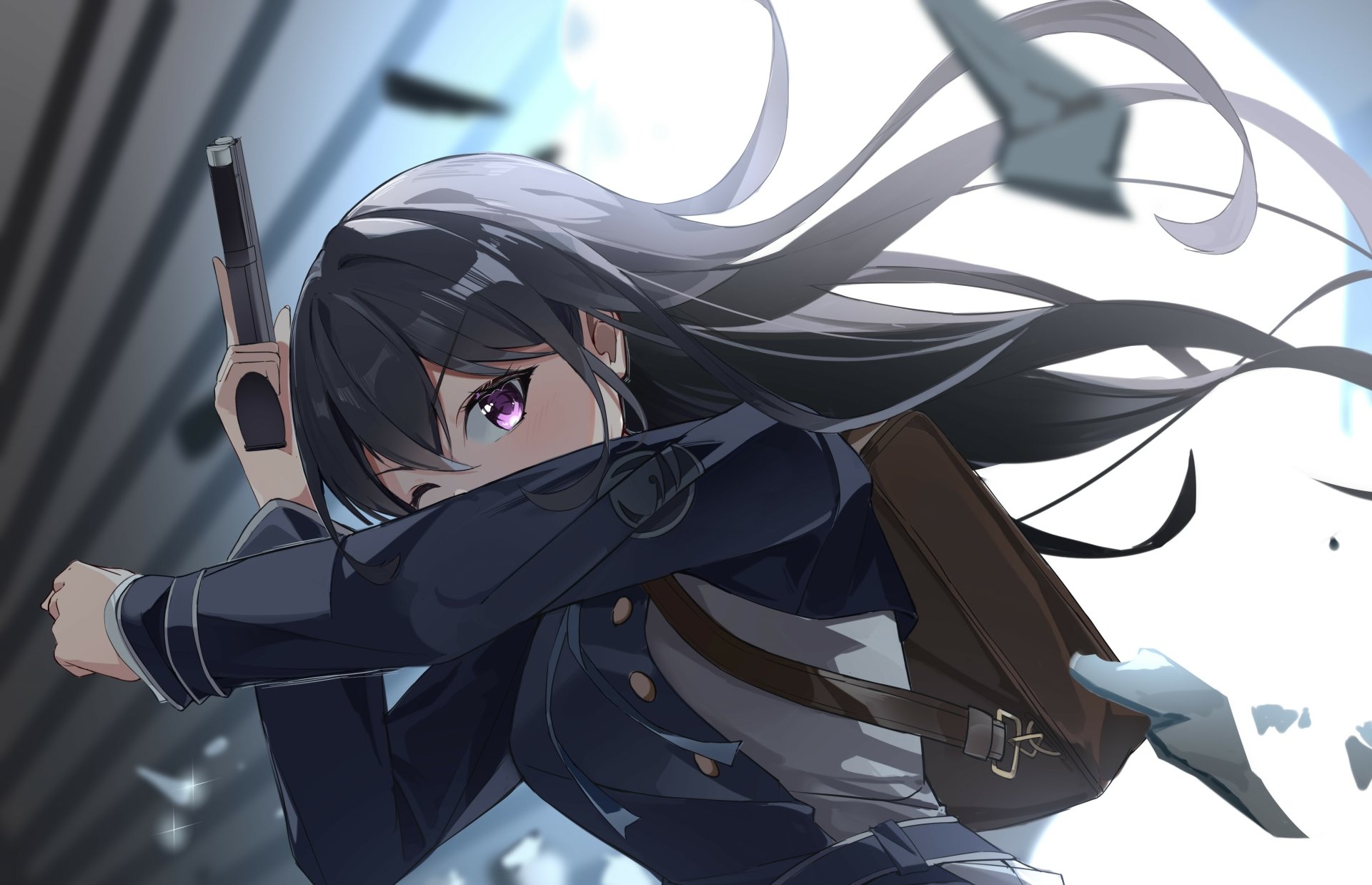 Download Takina Inoue Anime Lycoris Recoil 4k Ultra HD Wallpaper by 七榴nana