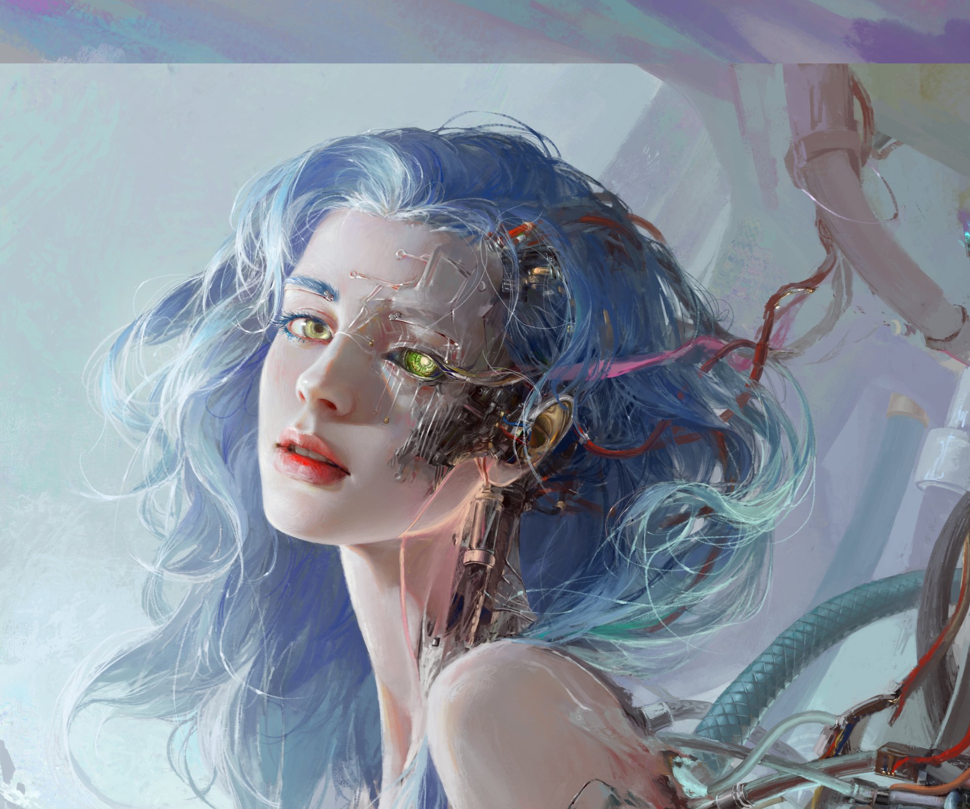 Download Sci Fi Cyborg HD Wallpaper