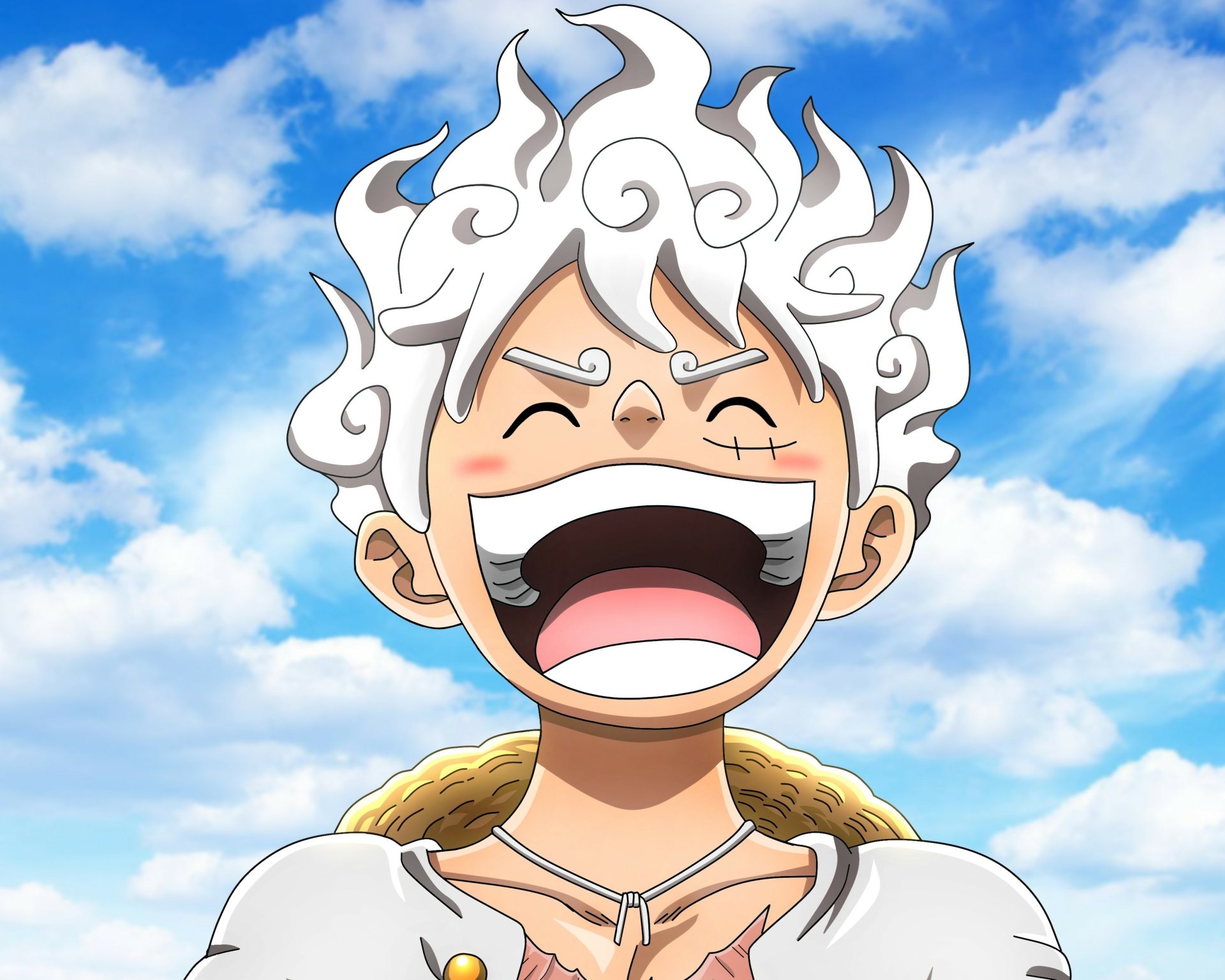 Download Gear 5 (One Piece) Monkey D. Luffy Anime One Piece HD Wallpaper by DT501061 余佳軒