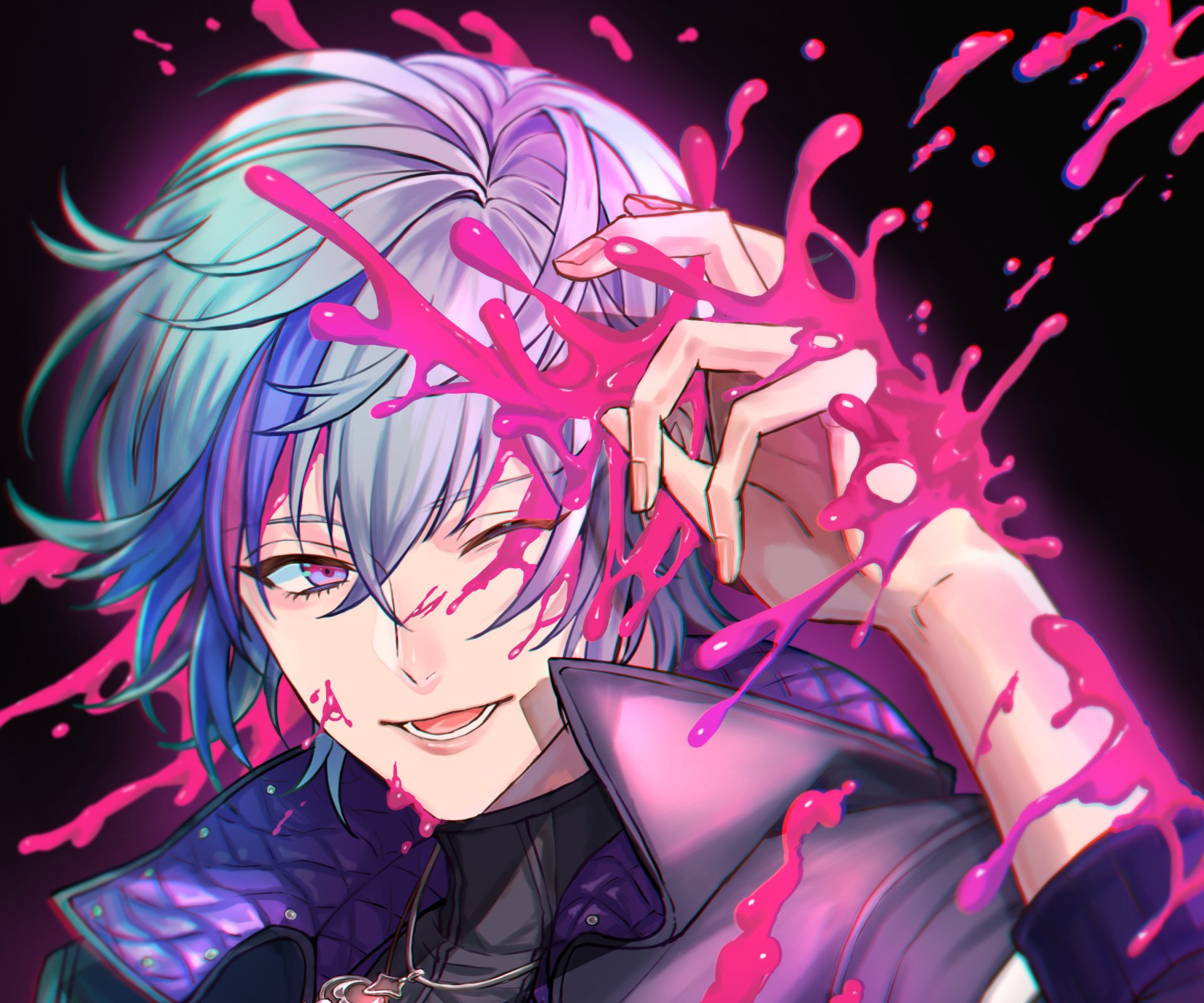 Download Nijisanji Fuwa Minato Anime Virtual Youtuber HD Wallpaper