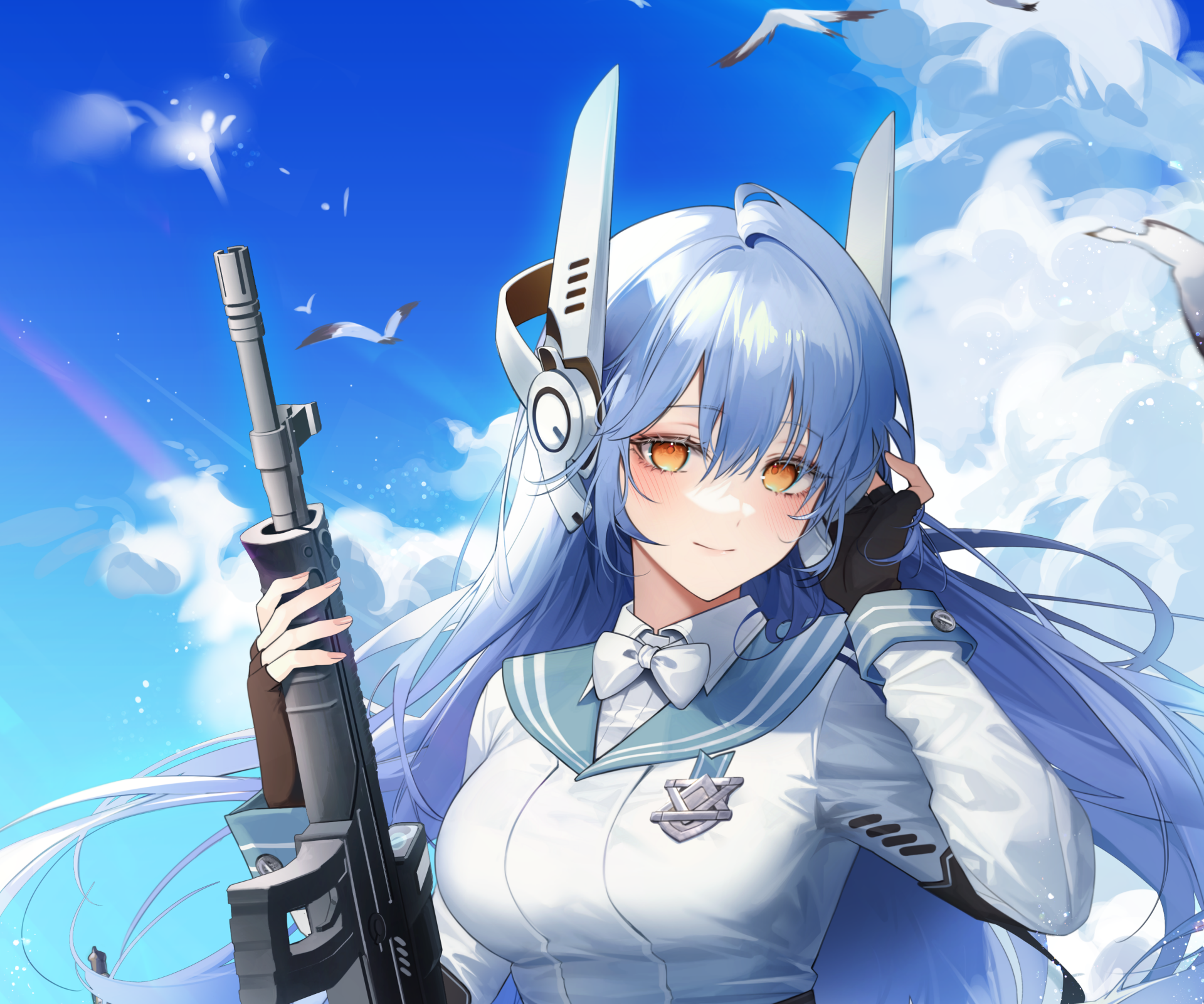 Download TAR-21 (Girls Frontline) Video Game Girls Frontline HD Wallpaper