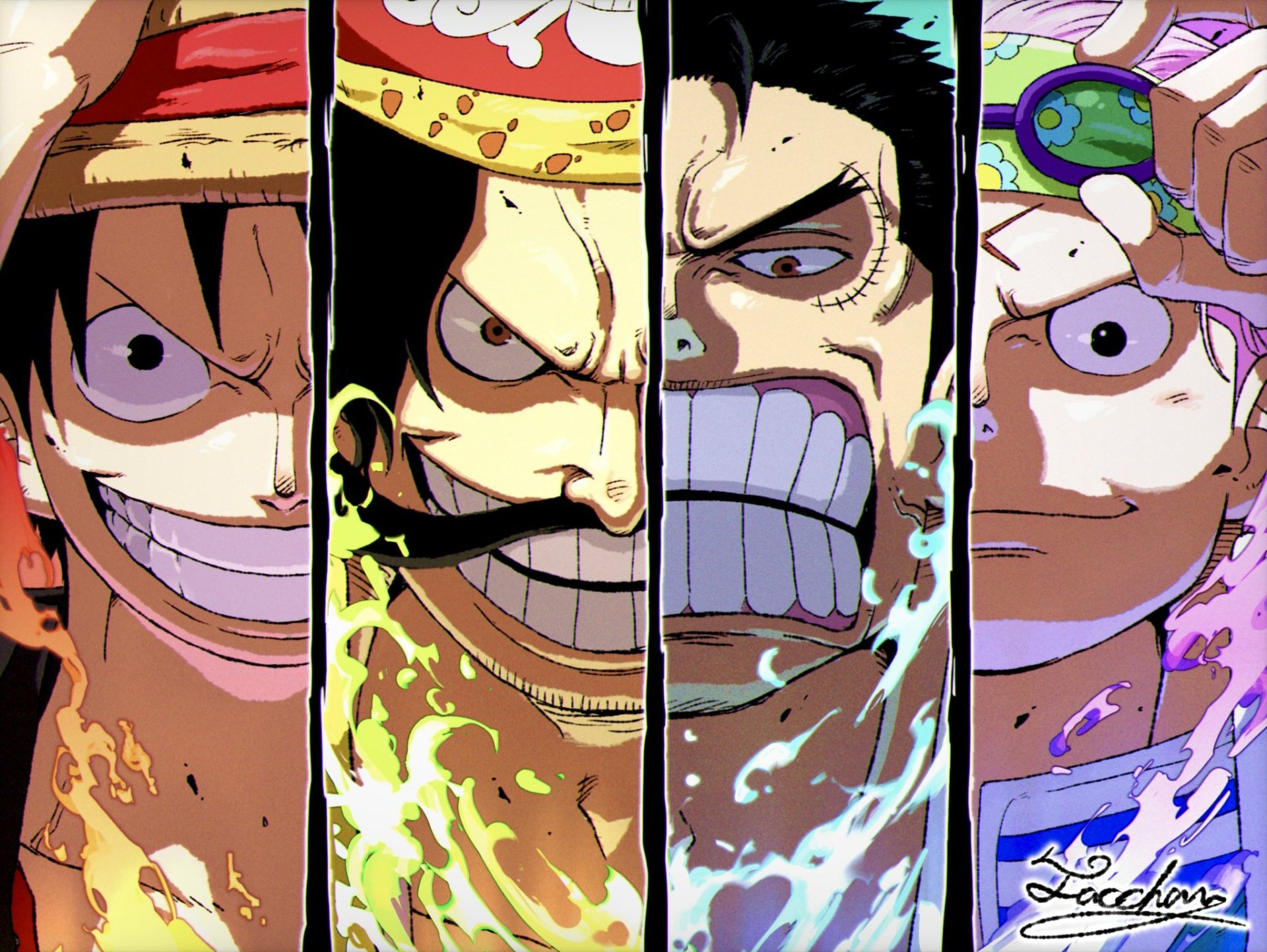 HD Wallpaper of One Piece Legends by tacchan56110