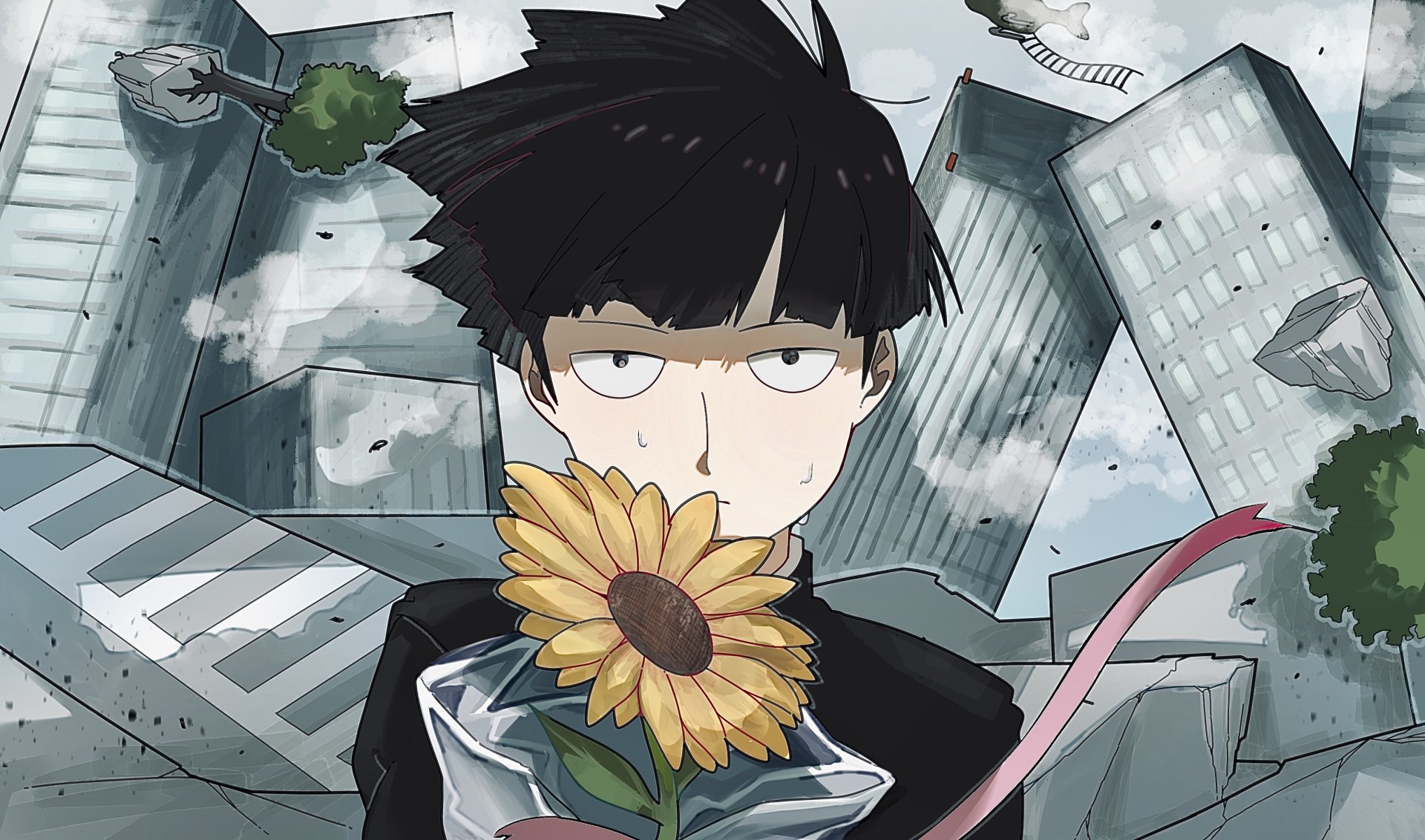 Mob Psycho 100 Shigeo Kageyama 2K Quad HD Anime Wallpaper By 