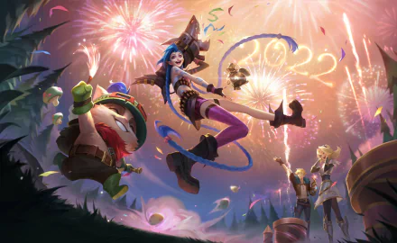 Jinx (League Of Legends) video game League of Legends: Wild Rift HD Desktop Wallpaper | Background Image