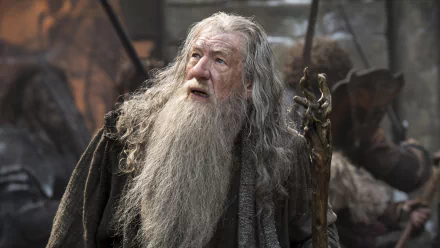 Gandalf Ian McKellen movie The Hobbit: The Battle of the Five Armies HD Desktop Wallpaper | Background Image