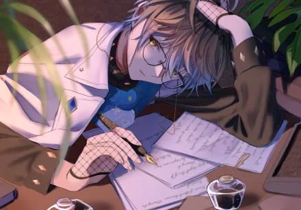 Luxiem Ike Eveland Anime Virtual Youtuber HD Desktop Wallpaper | Background Image