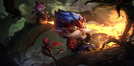 Heimerdinger (League Of Legends) Tristana (League Of Legends) video game League Of Legends HD Desktop Wallpaper | Background Image