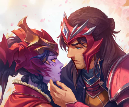 Jarvan IV (League Of Legends) Shyvana (League Of Legends) video game League Of Legends HD Desktop Wallpaper | Background Image