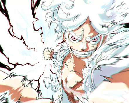 Gear 5 (One Piece) Monkey D. Luffy Anime One Piece HD Desktop Wallpaper | Background Image
