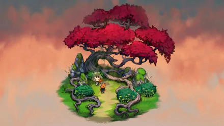 video game Beacon Pines HD Desktop Wallpaper | Background Image