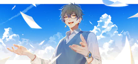 Luxiem Ike Eveland Anime Virtual Youtuber HD Desktop Wallpaper | Background Image