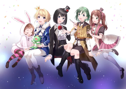 Makio Uzuki Mizushima Saki Kanon Himeno Pierre Bichelberger Anime THE iDOLM@STER: SideM HD Desktop Wallpaper | Background Image
