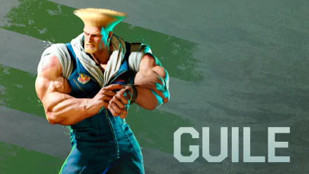 Guile (Street Fighter) video game Street Fighter 6 HD Desktop Wallpaper | Background Image
