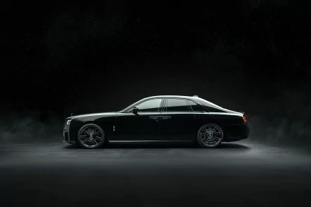 vehicle Rolls-Royce Black Badge Ghost HD Desktop Wallpaper | Background Image