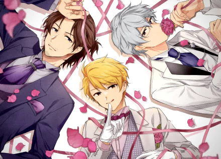 Michio Hazama Jiro Yamashita Rui Maita Anime THE iDOLM@STER: SideM HD Desktop Wallpaper | Background Image