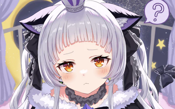 hololive Murasaki Shion Anime Virtual Youtuber HD Desktop Wallpaper | Background Image