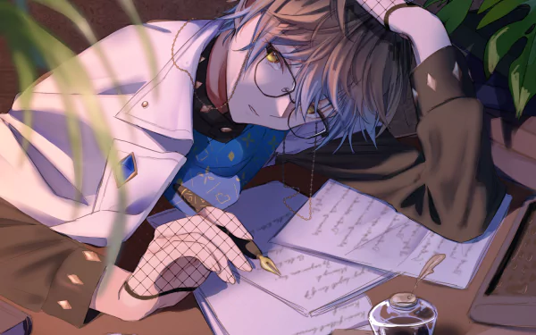 Luxiem Ike Eveland Anime Virtual Youtuber HD Desktop Wallpaper | Background Image