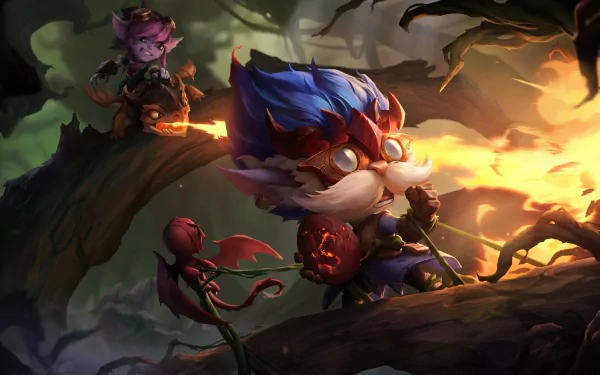 Heimerdinger (League Of Legends) Tristana (League Of Legends) video game League Of Legends HD Desktop Wallpaper | Background Image