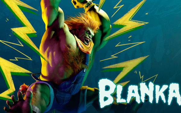 Blanka (Street Fighter) video game Street Fighter 6 HD Desktop Wallpaper | Background Image