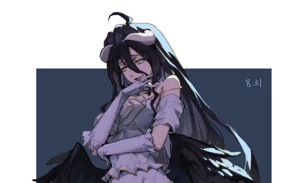 Albedo (Overlord) Anime Overlord HD Desktop Wallpaper | Background Image
