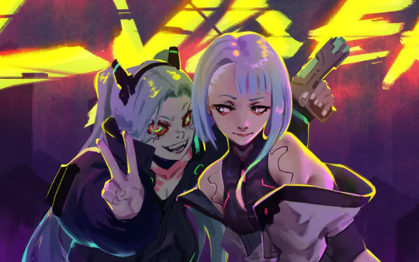  Lucy &amp; Rebecca - Cyberpunk: Edgerunners by Sentron