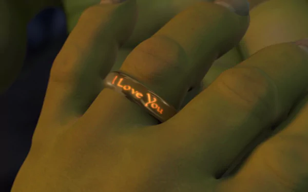 Romantic love ring movie Shrek 2 HD Desktop Wallpaper | Background Image