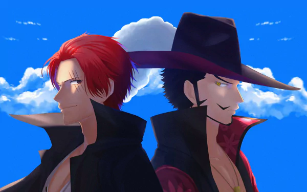 Dracule Mihawk Shanks (One Piece) Anime One Piece HD Desktop Wallpaper | Background Image
