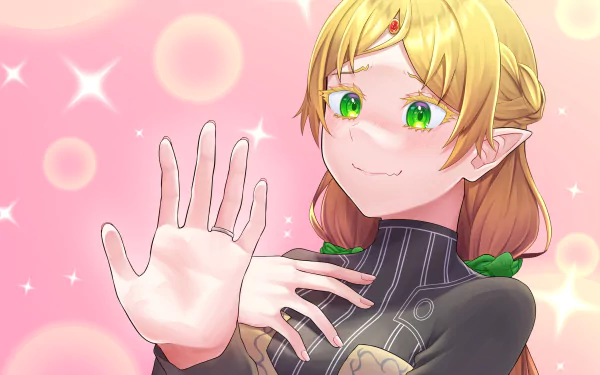 Tsundere Elf Anime Uncle from Another World HD Desktop Wallpaper | Background Image