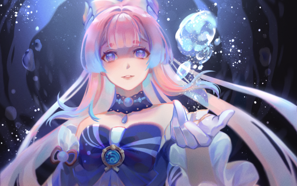 Video Game Genshin Impact Sangonomiya Kokomi HD Wallpaper | Background Image