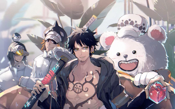 Bepo (One Piece) Trafalgar Law Anime One Piece HD Desktop Wallpaper | Background Image