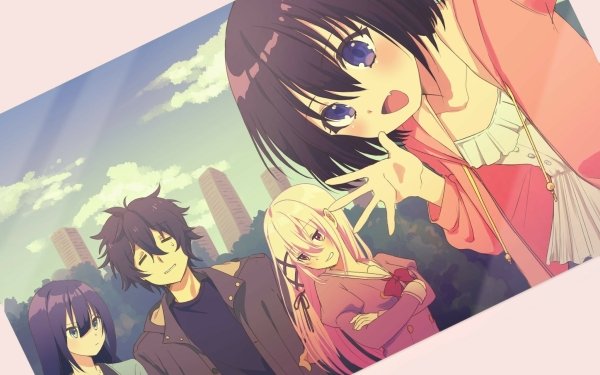Anime Engage Kiss Ayano Yuugiri Shuu Ogata Kisara Kanna Ogata HD Wallpaper | Background Image