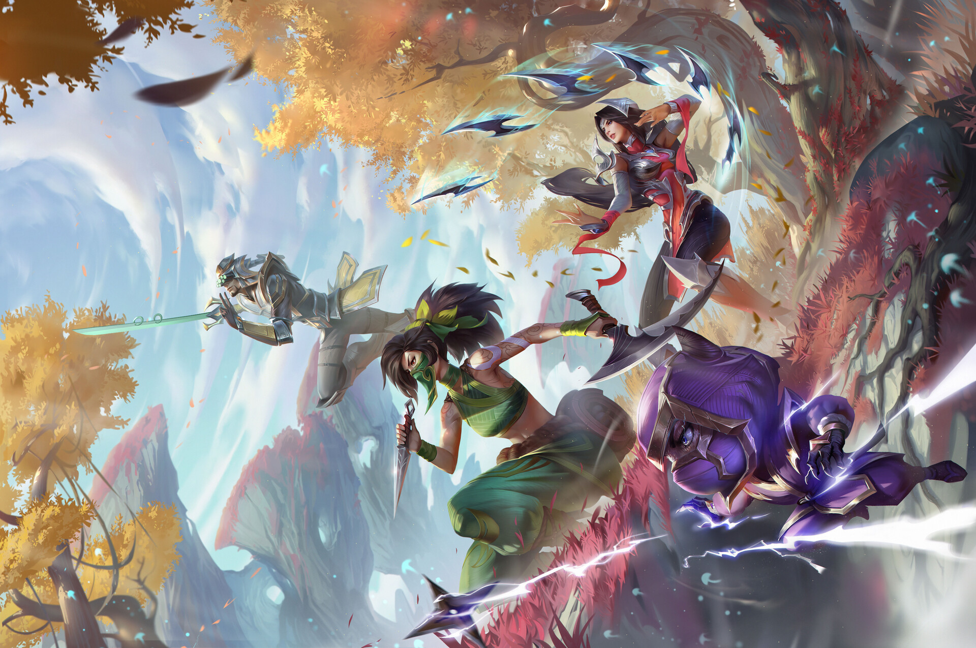 League of Legends: Wild Rift on X: 3 days until Wild Rift launches in the  Americas!⚡⚡ Grab these wallpapers in honor of all the wild games ahead!  1920x1200 and 1920x1080 here, and