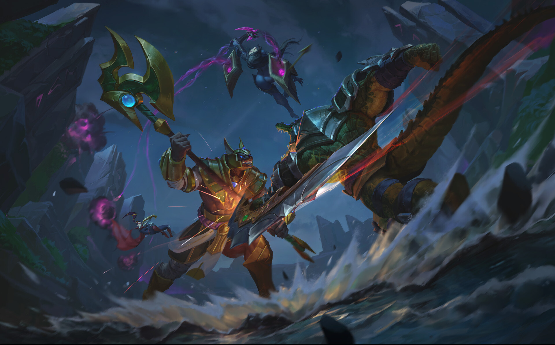 Video Game League of Legends: Wild Rift HD Wallpaper by Lion song