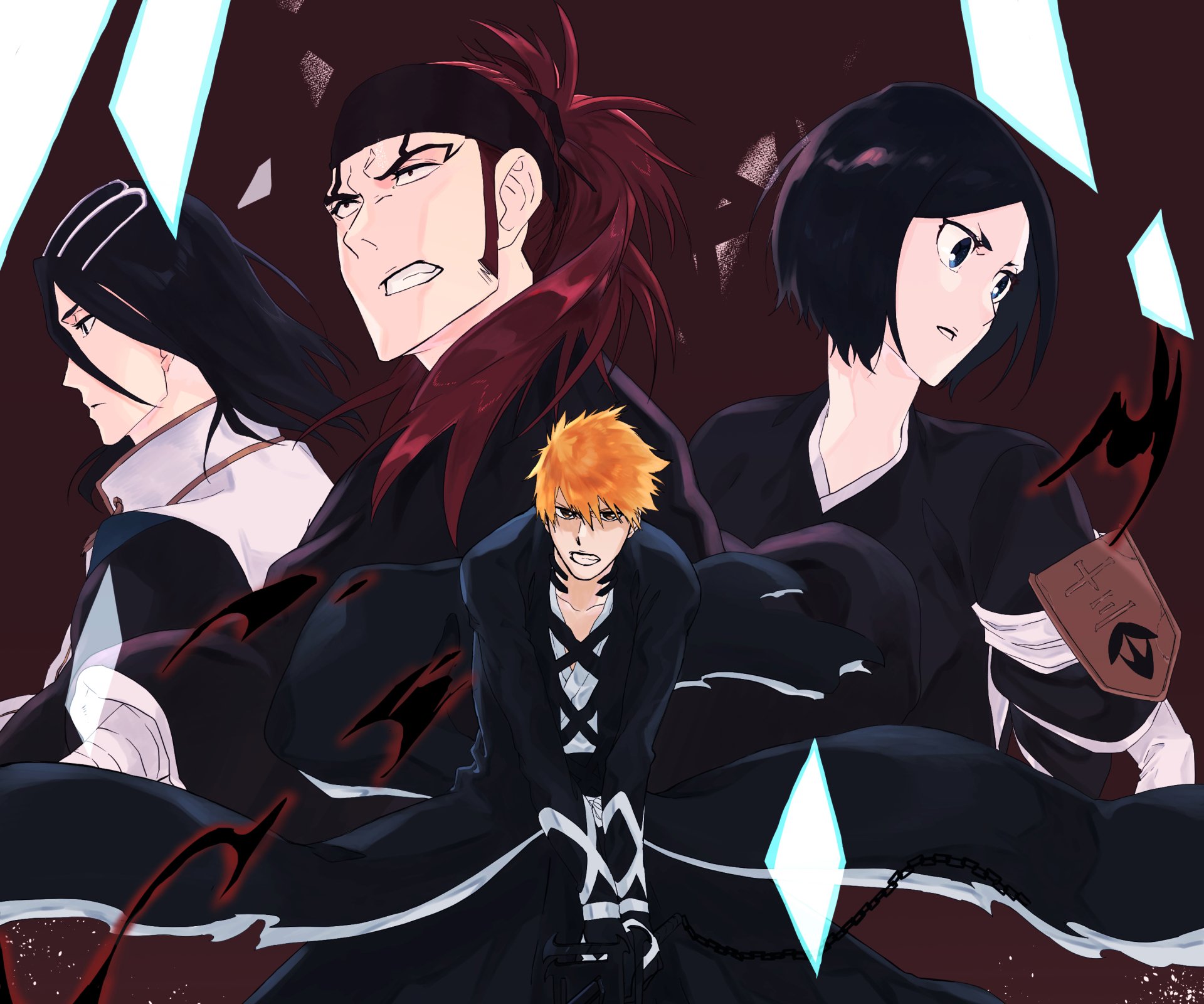 Download Byakuya Kuchiki Rukia Kuchiki Renji Abarai Ichigo Kurosaki ...