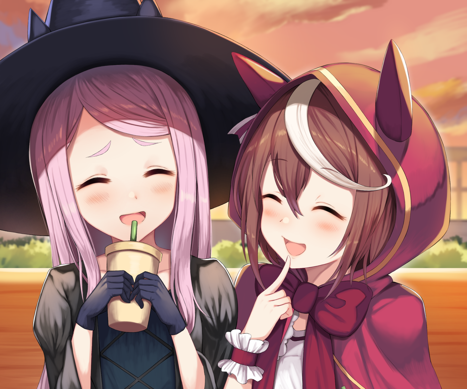 Download Tokai Teio Mejiro McQueen Anime Uma Musume: Pretty Derby HD Wallpaper