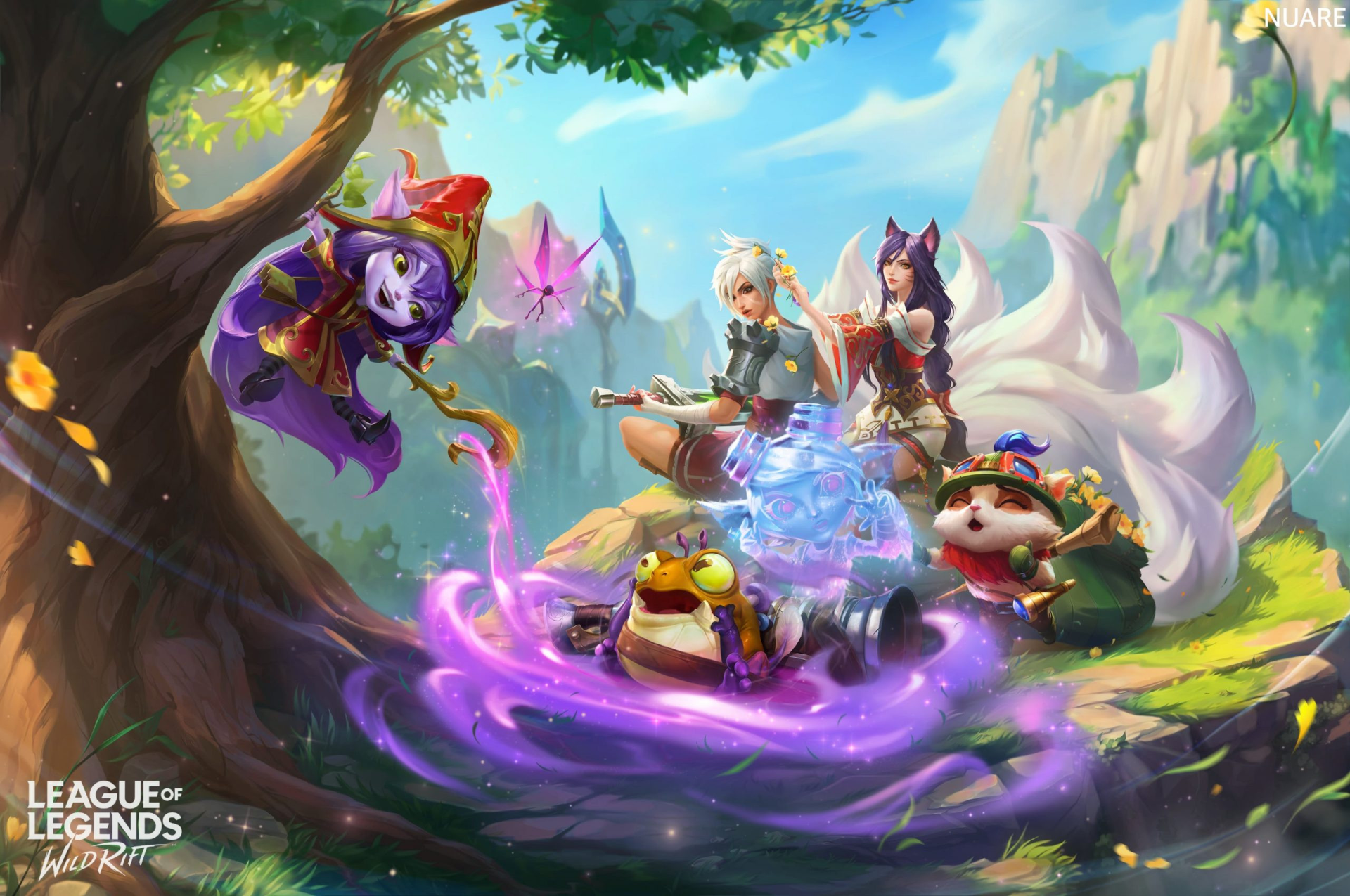 Download Video Game League Of Legends: Wild Rift HD Wallpaper by Nuare Studio
