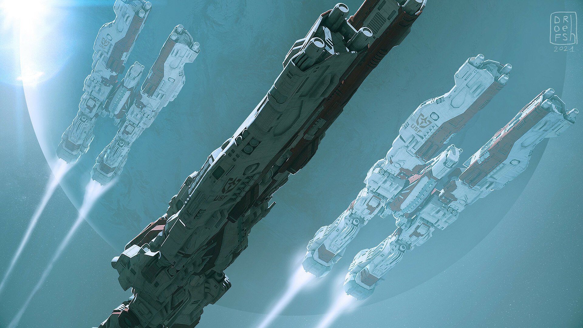 Download Video Game Infinite Fleet HD Wallpaper