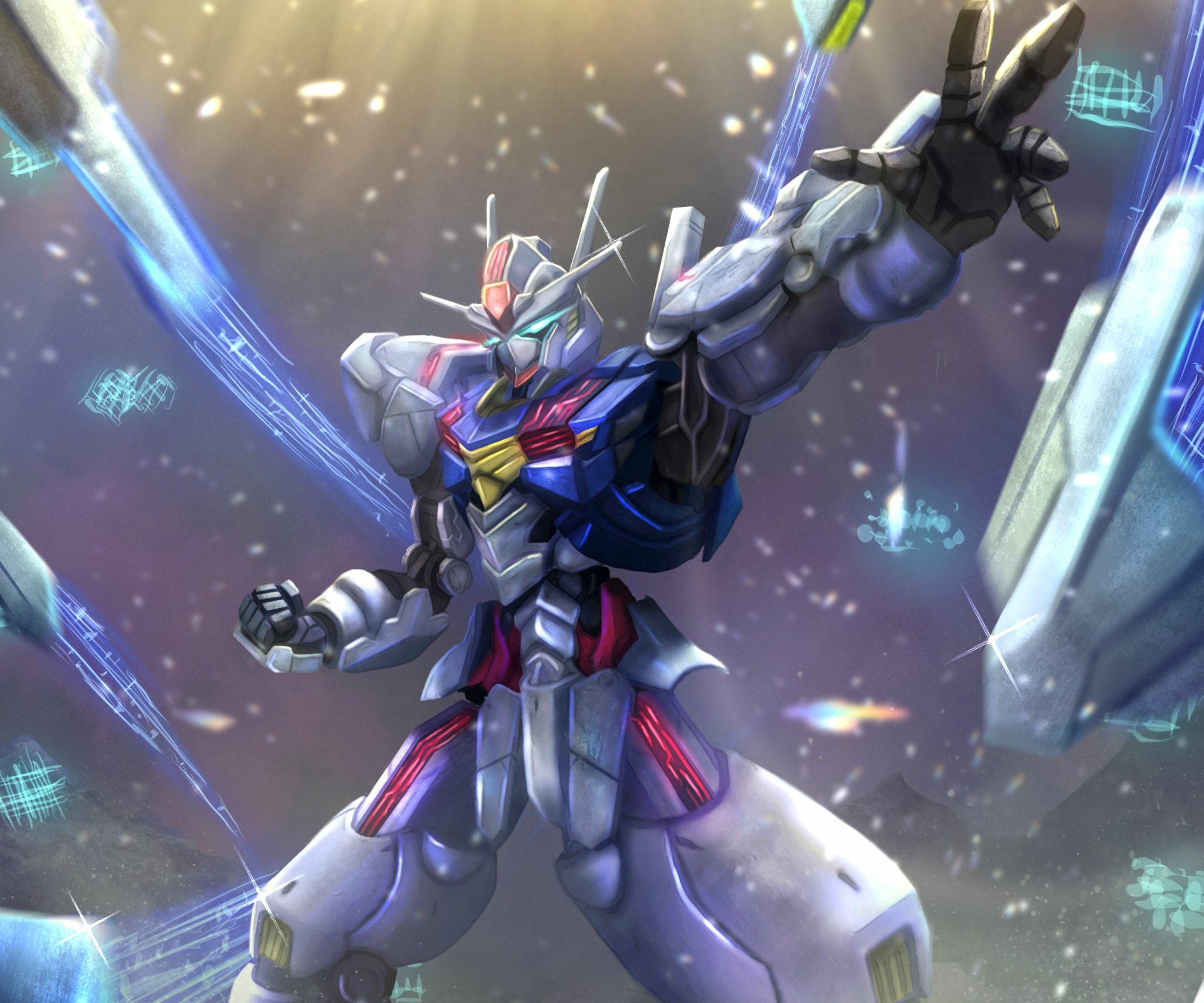 Download Anime Mobile Suit Gundam: The Witch From Mercury HD Wallpaper by ぷろ