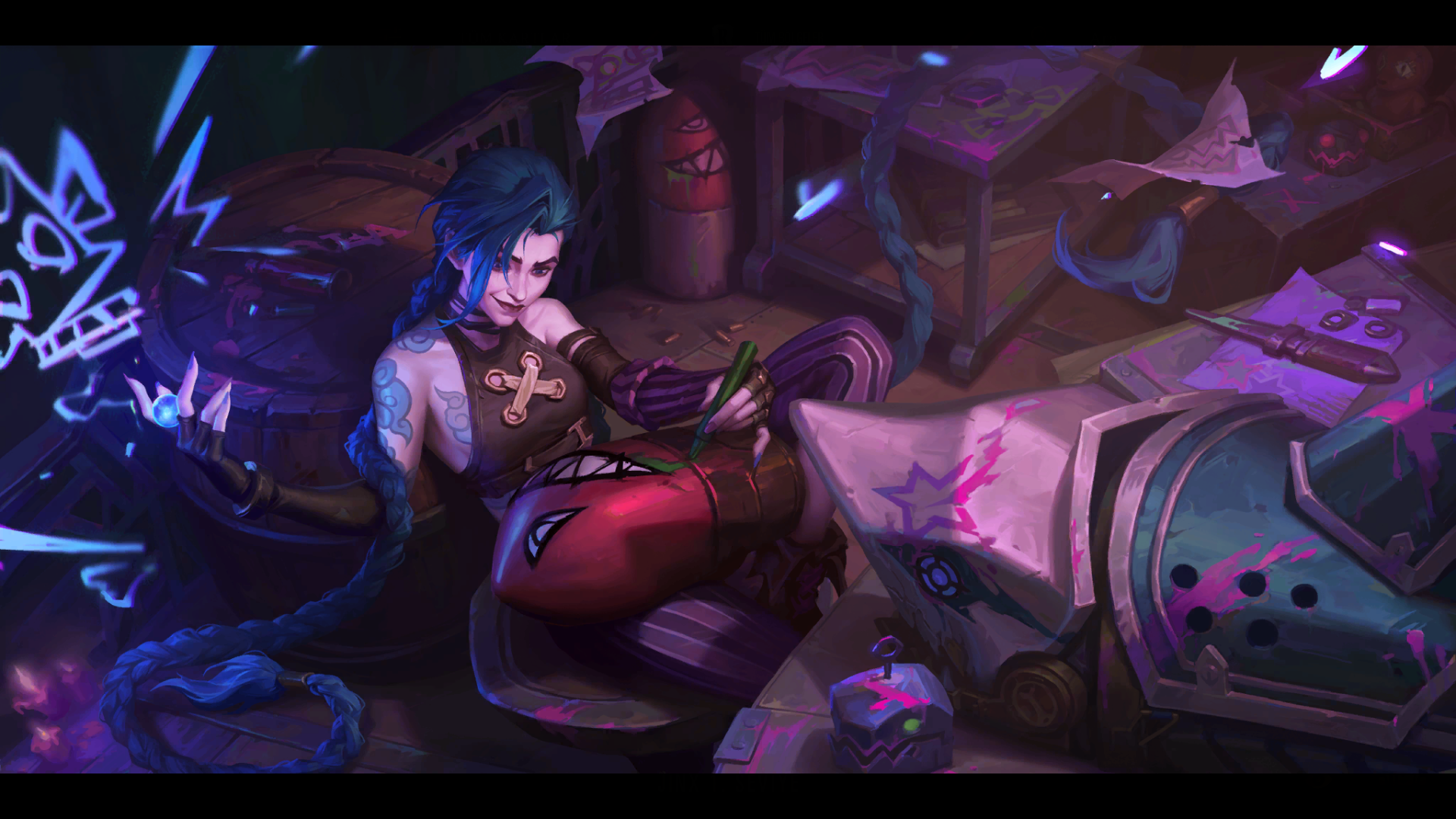 Jinx Legends Of Runeterra Hd Wallpaper