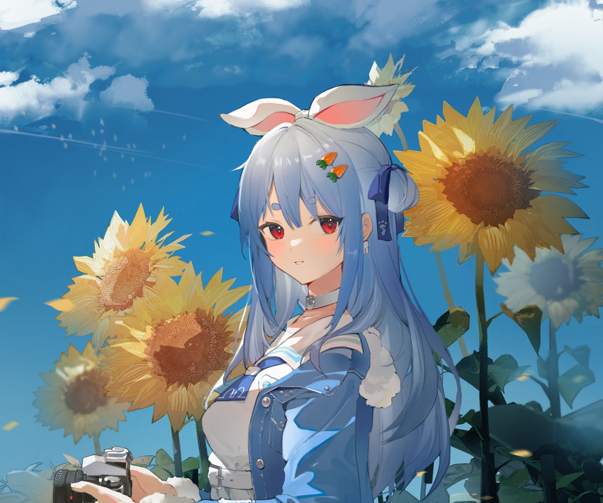 Download Hololive Usada Pekora Anime Virtual Youtuber 4k Ultra HD Wallpaper by chongsangjun