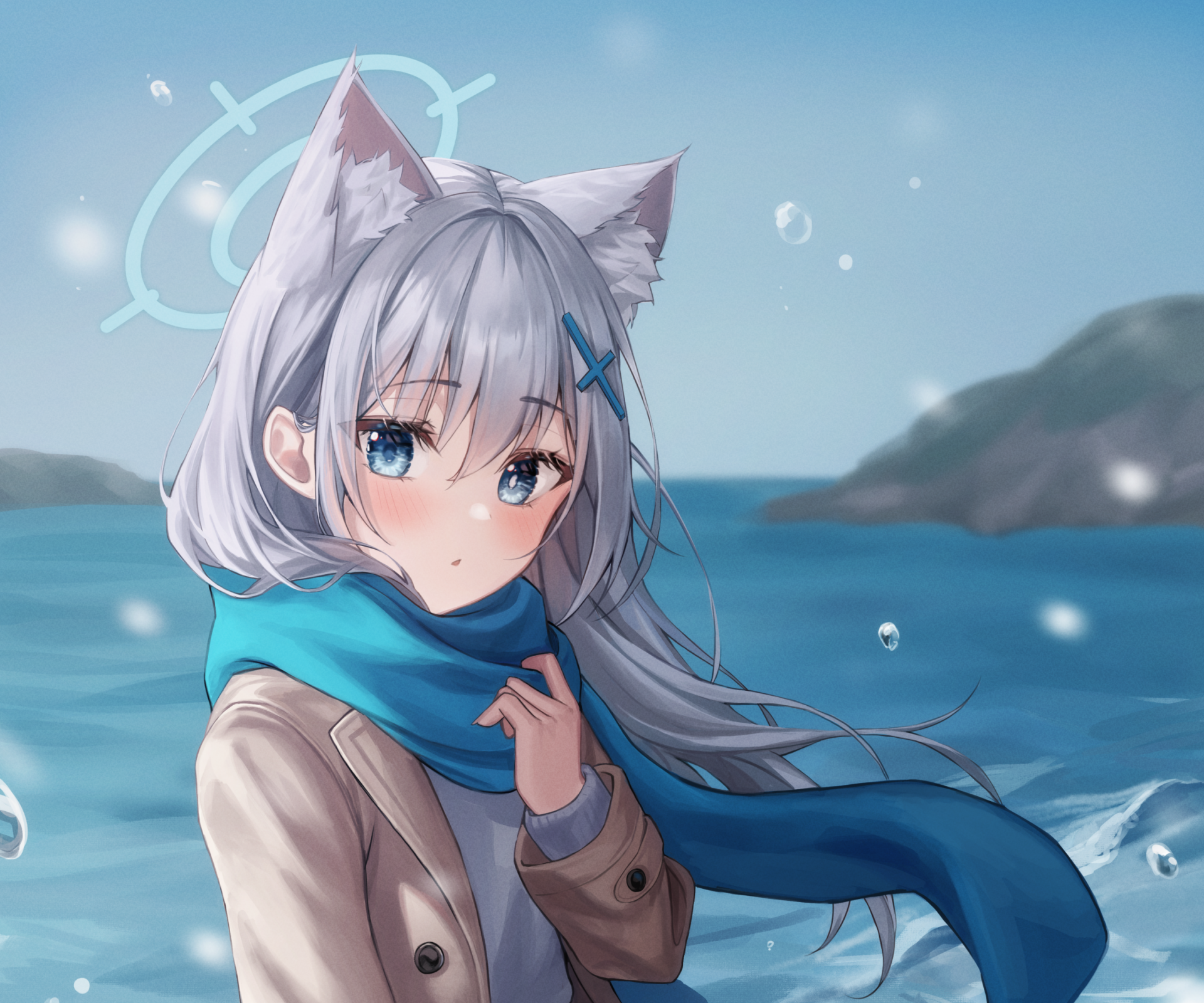 Download Shiroko Sunaookami Video Game Blue Archive HD Wallpaper