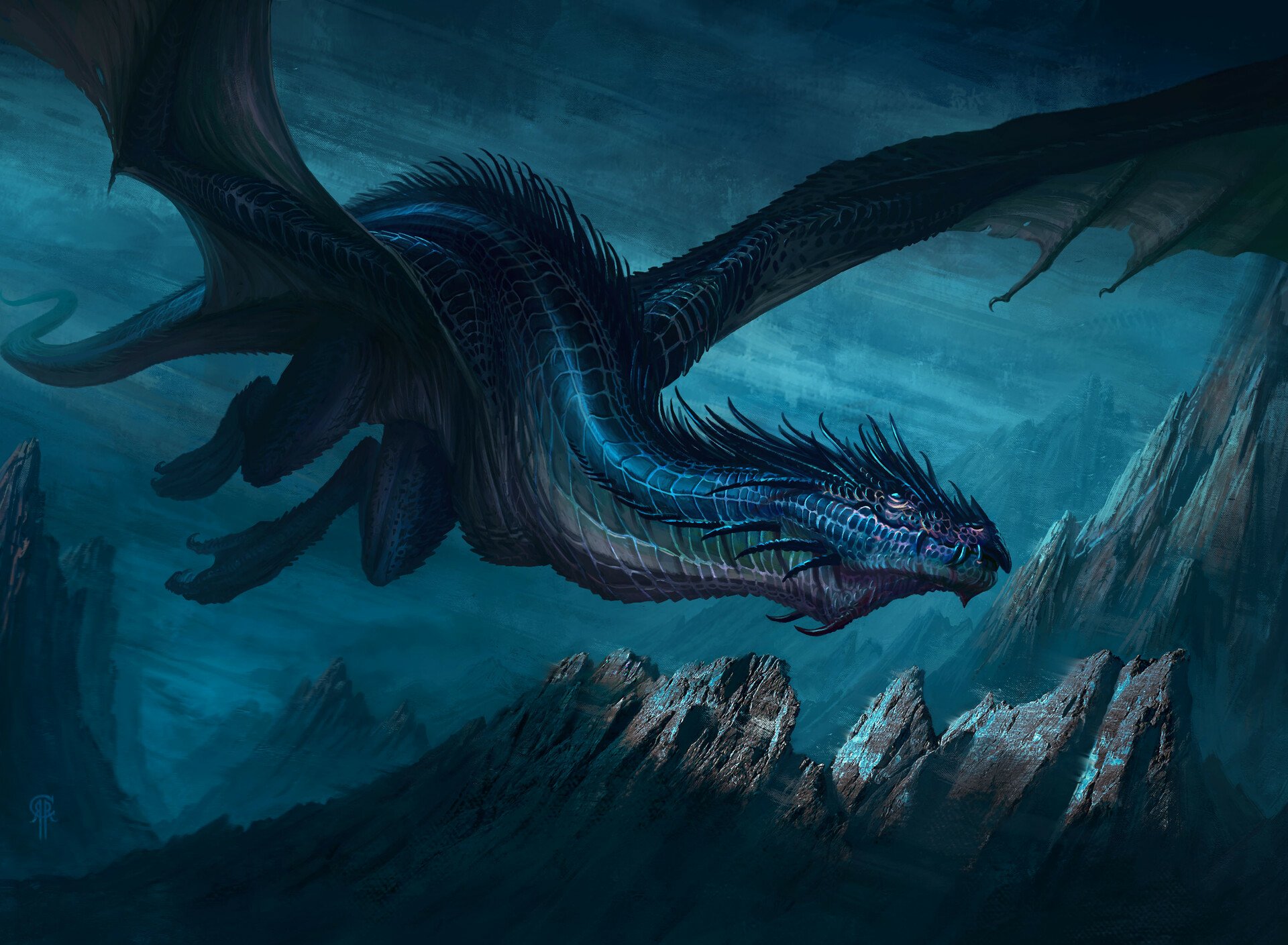 SG синий дракон